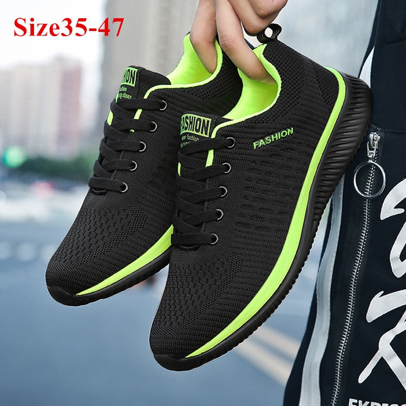 Men N Women Knit Sneakers Athletic Gym Shoes - GimmeWarehouse