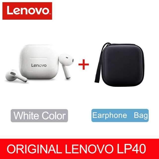 NEW Original Lenovo TWS Wireless Earphone Bluetooth 5.0 Dual Stereo MINI Reduction Bass Touch Control Long Standby 300mAH LP40 Gimme that