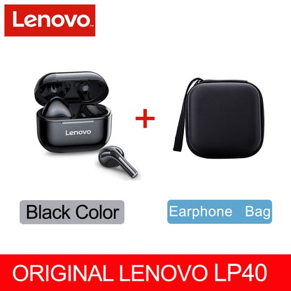 NEW Original Lenovo TWS Wireless Earphone Bluetooth 5.0 Dual Stereo MINI Reduction Bass Touch Control Long Standby 300mAH LP40 Gimme that