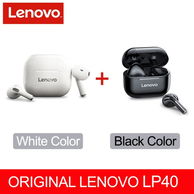 NEW Original Lenovo TWS Wireless Earphone Bluetooth 5.0 Dual Stereo MINI Reduction Bass Touch Control Long Standby 300mAH LP40 Gimme that