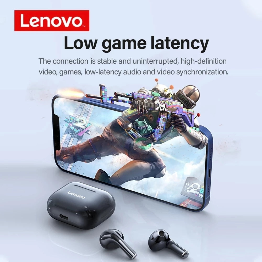 NEW Original Lenovo TWS Wireless Earphone Bluetooth 5.0 Dual Stereo MINI Reduction Bass Touch Control Long Standby 300mAH LP40 Gimme that