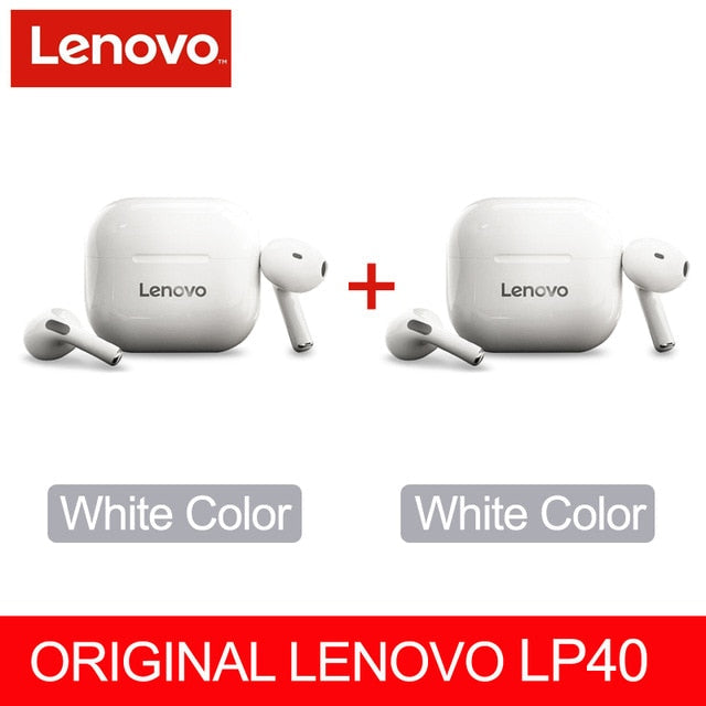 NEW Original Lenovo TWS Wireless Earphone Bluetooth 5.0 Dual Stereo MINI Reduction Bass Touch Control Long Standby 300mAH LP40 Gimme that