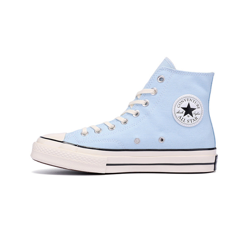 New authentic Erlange Converse Les autumn and winter 1970s classic high-top canvas shoes men's and women's shoes Putian blue bottom Gimme that