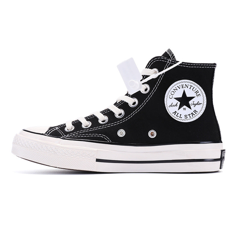 New authentic Erlange Converse Les autumn and winter 1970s classic high-top canvas shoes men's and women's shoes Putian blue bottom Gimme that