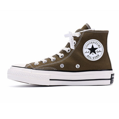 New authentic Erlange Converse Les autumn and winter 1970s classic high-top canvas shoes men's and women's shoes Putian blue bottom Gimme that