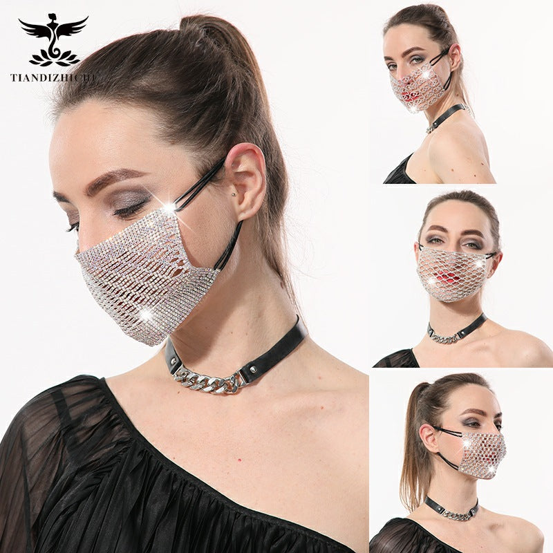 New Nightclub Fishing Net Personality Mask - GimmeWarehouse