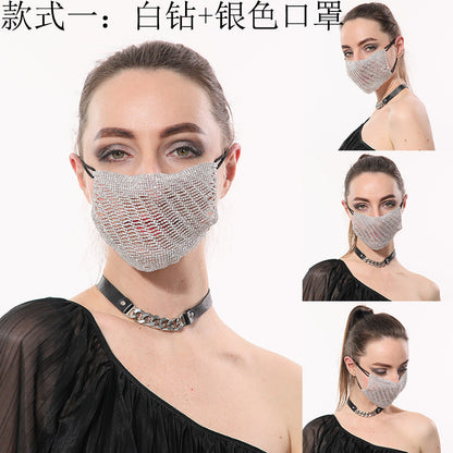 New Nightclub Fishing Net Personality Mask - GimmeWarehouse