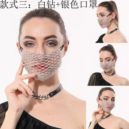 New Nightclub Fishing Net Personality Mask - GimmeWarehouse