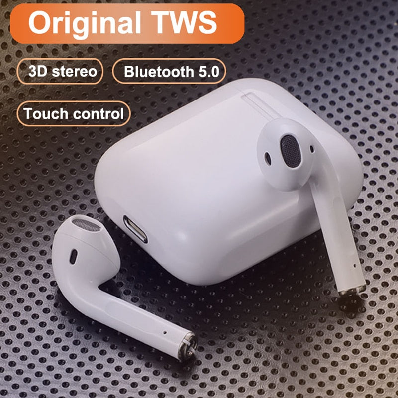 Original i12 tws Stereo Wireless 5.0 Bluetooth Earphone Earbuds Headset With Charging Box For iPhone Android Xiaomi smartphones Gimme that