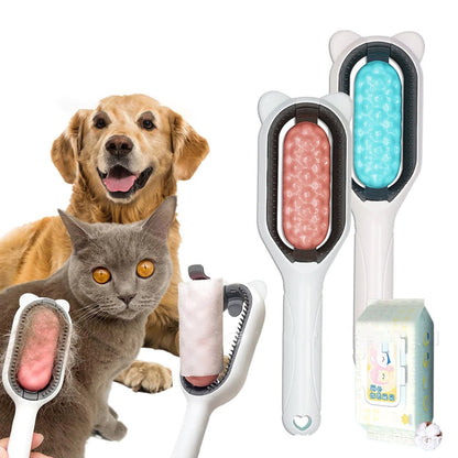 Pet Cleaning And Hair Removal Comb Brush For Long Hair And Short - GimmeWarehouse