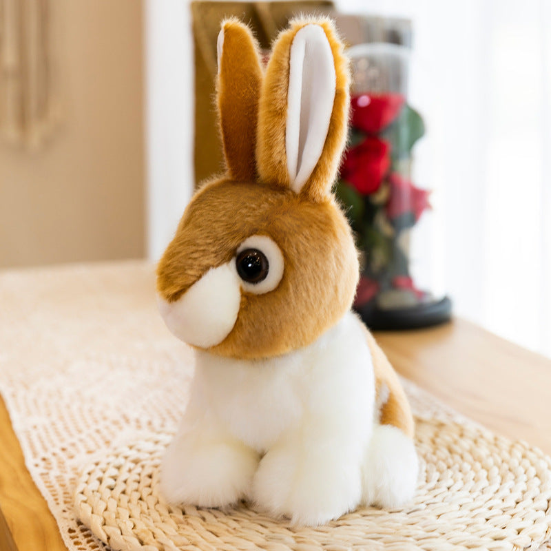 Plush Little White Rabbit Playing Doll - GimmeWarehouse