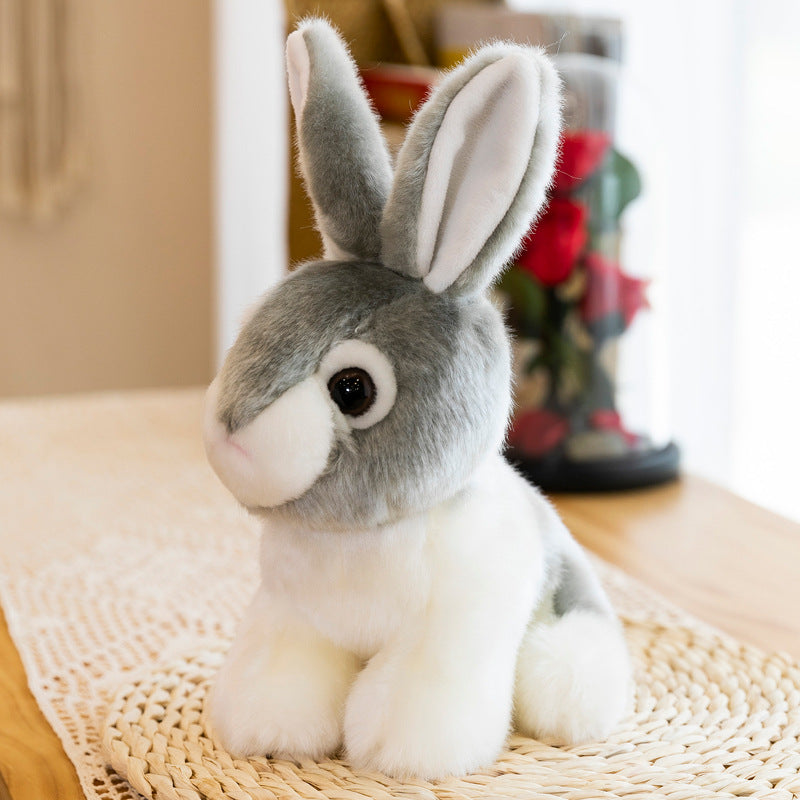 Plush Little White Rabbit Playing Doll - GimmeWarehouse