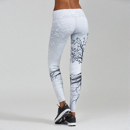 Printed Butt High Waist Fitness Leggings - GimmeWarehouse