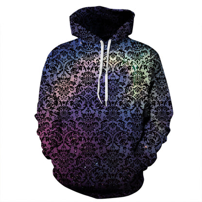 Purple Mandala Designer Print Hoodie - GimmeWarehouse