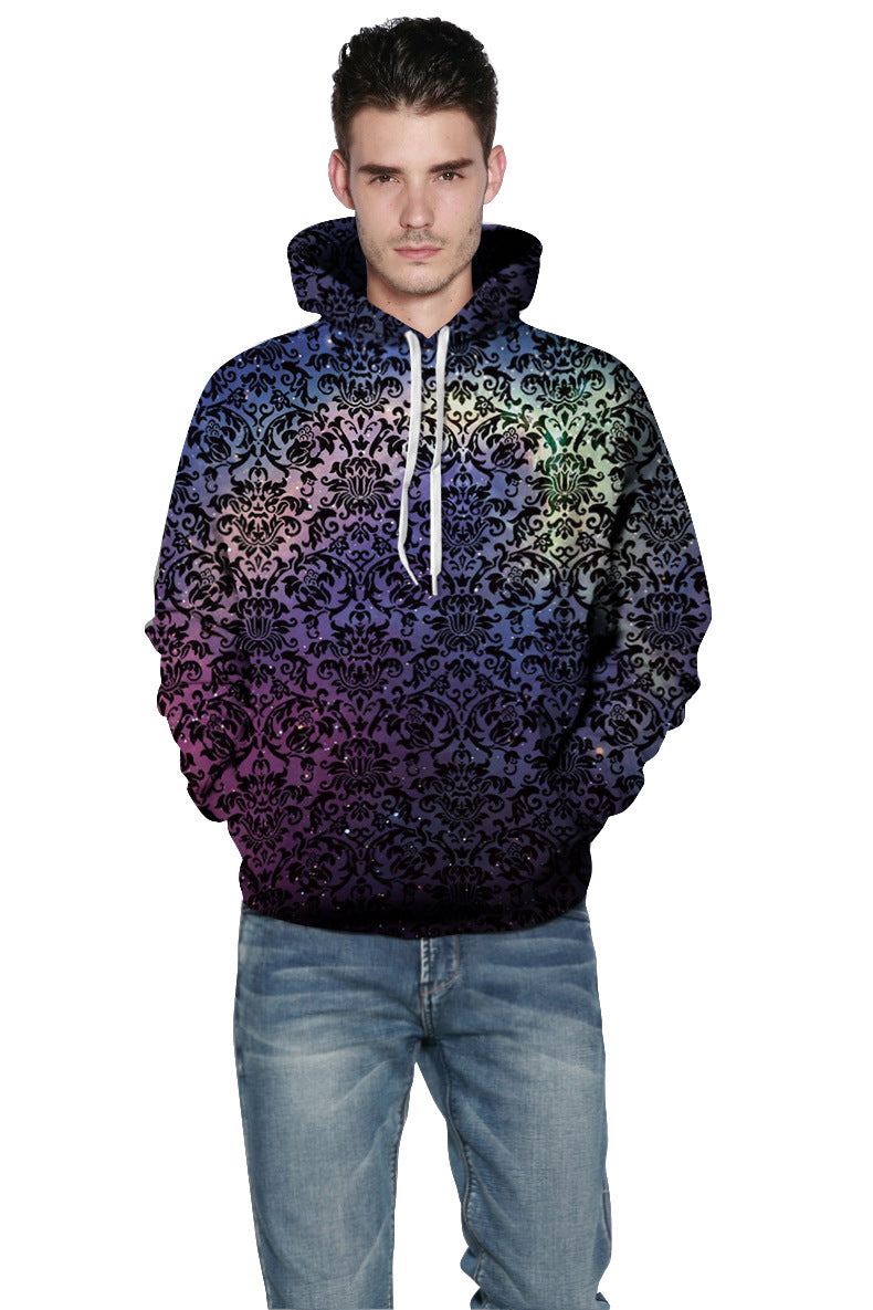 Purple Mandala Designer Print Hoodie - GimmeWarehouse