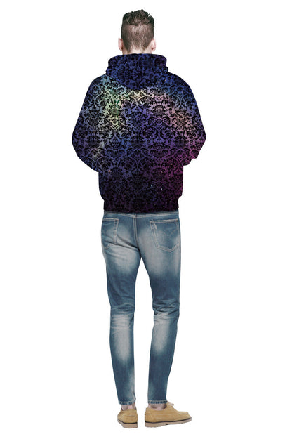 Purple Mandala Designer Print Hoodie - GimmeWarehouse