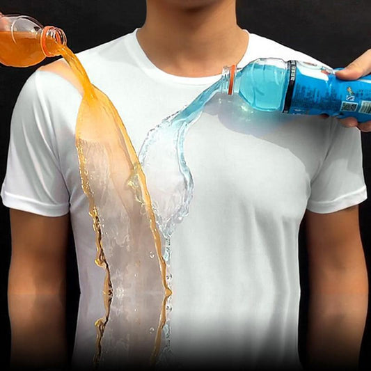 Quick-drying Waterproof Anti-fouling T-shirt Couple Half Sleeve Bottoming Shirt - GimmeWarehouse