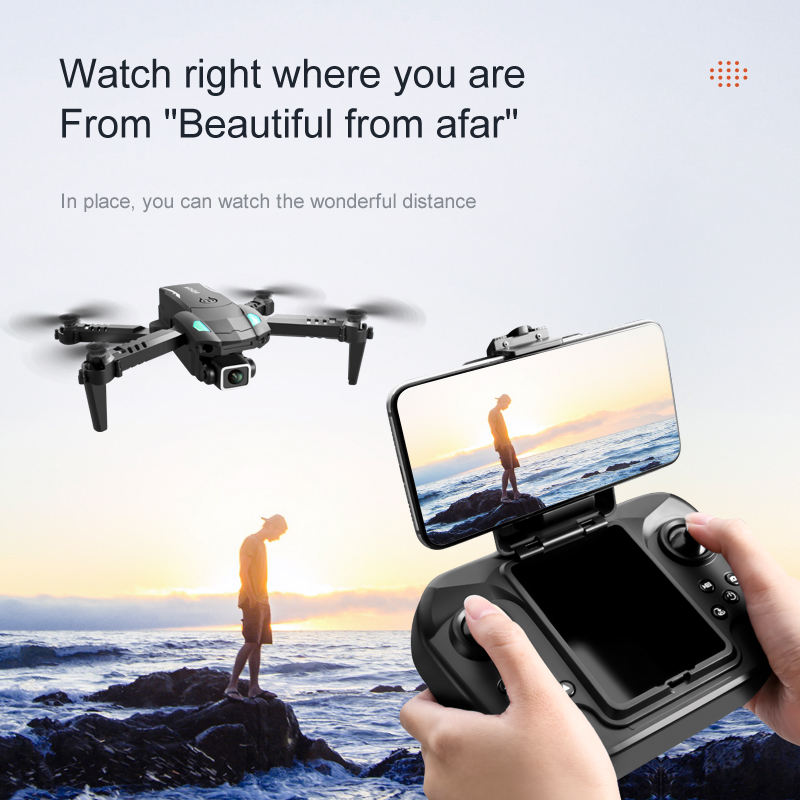 S128 Three-Sided Obstacle Avoidance Drone 4K Dual Camera HD - GimmeWarehouse