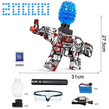 Electric Gel Ball Gun Blaster, Eco-Friendly with 20000+ Water Beads, Outdoor Games - Gimme That