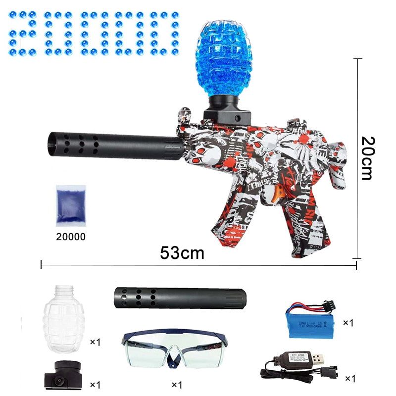 Electric Gel Ball Gun Blaster, Eco-Friendly with 20000+ Water Beads, Outdoor Games - Gimme That