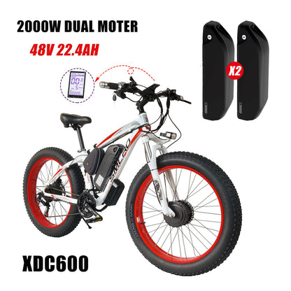 SMLRO Electric Mountain City 2000W Dual Motor E-bike 48V 22.4AH - GimmeWarehouse