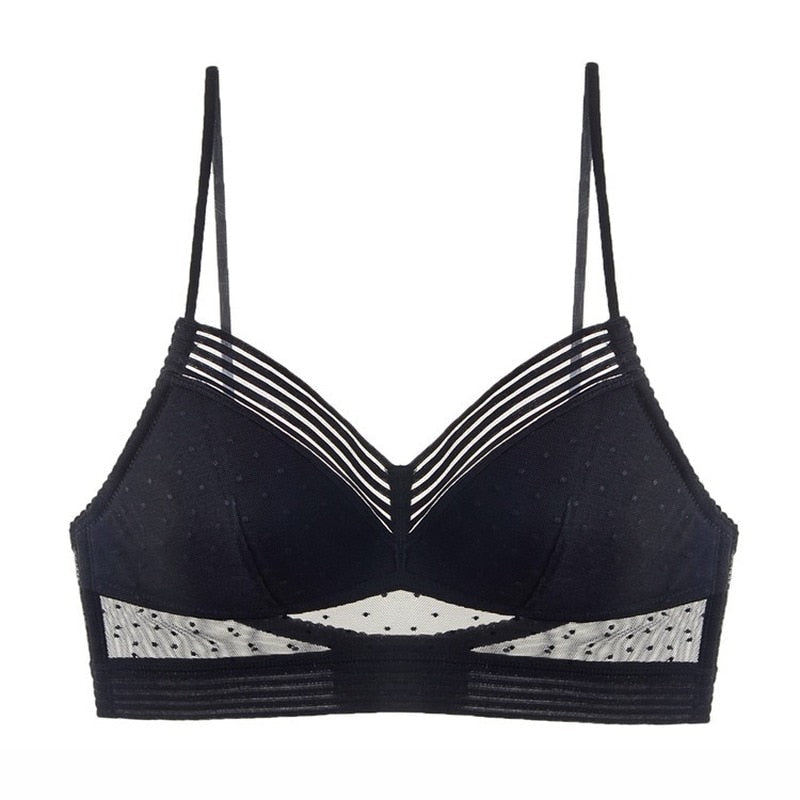 Strapless Women Lace Mesh Bra - GimmeWarehouse