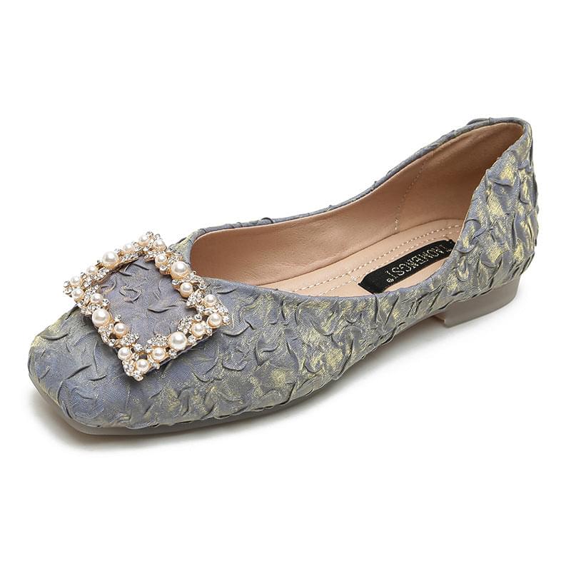 Summer Buckle Satin Silk Shoes - GimmeWarehouse