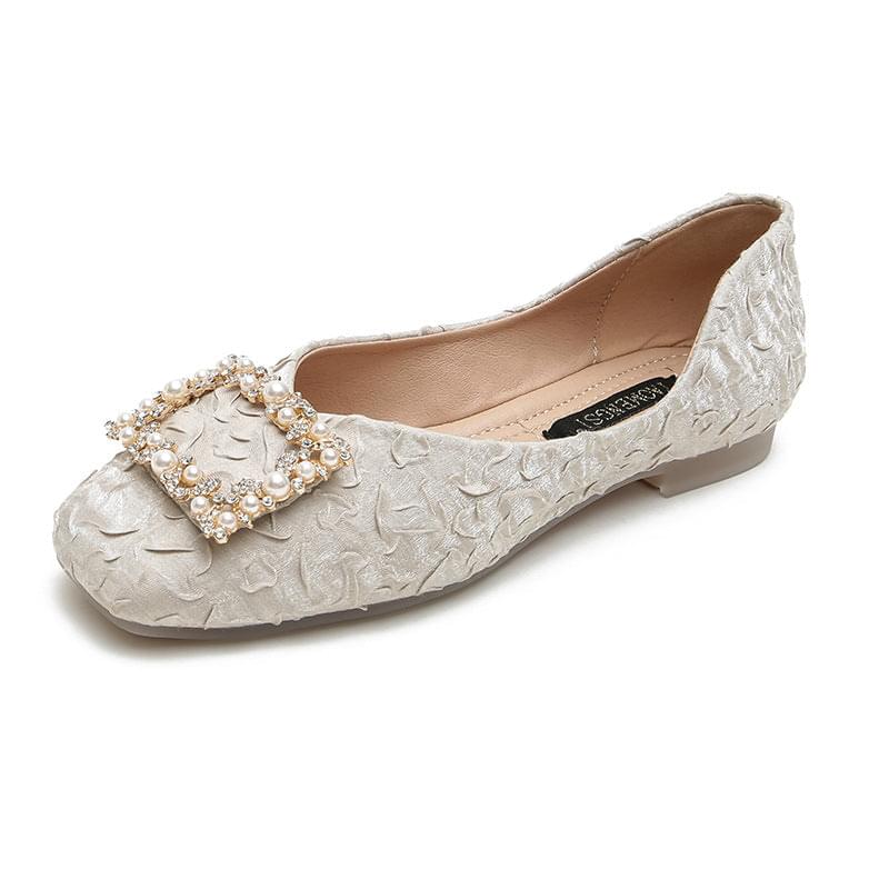 Summer Buckle Satin Silk Shoes - GimmeWarehouse