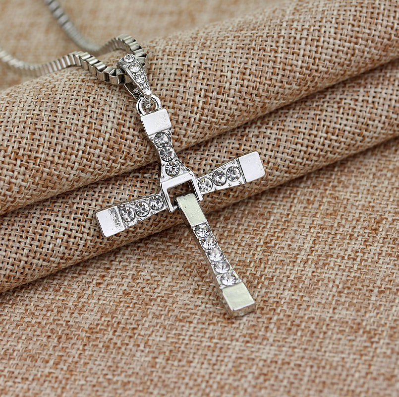 The Fast and the Furious Dominic Toretto Cross Pendant Necklace - GimmeWarehouse