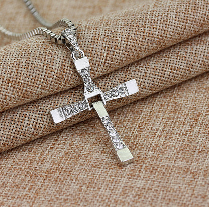 The Fast and the Furious Dominic Toretto Cross Pendant Necklace - GimmeWarehouse