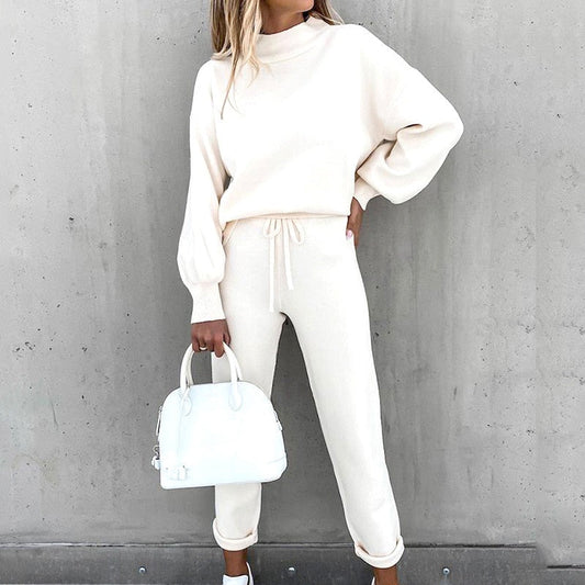 Two Piece Set Solid Casual Tracksuit Women Autumn Winter Pullovers Sweatshirts Pants Suit Female Long Sleeve Tops Couple Clothes Gimme that