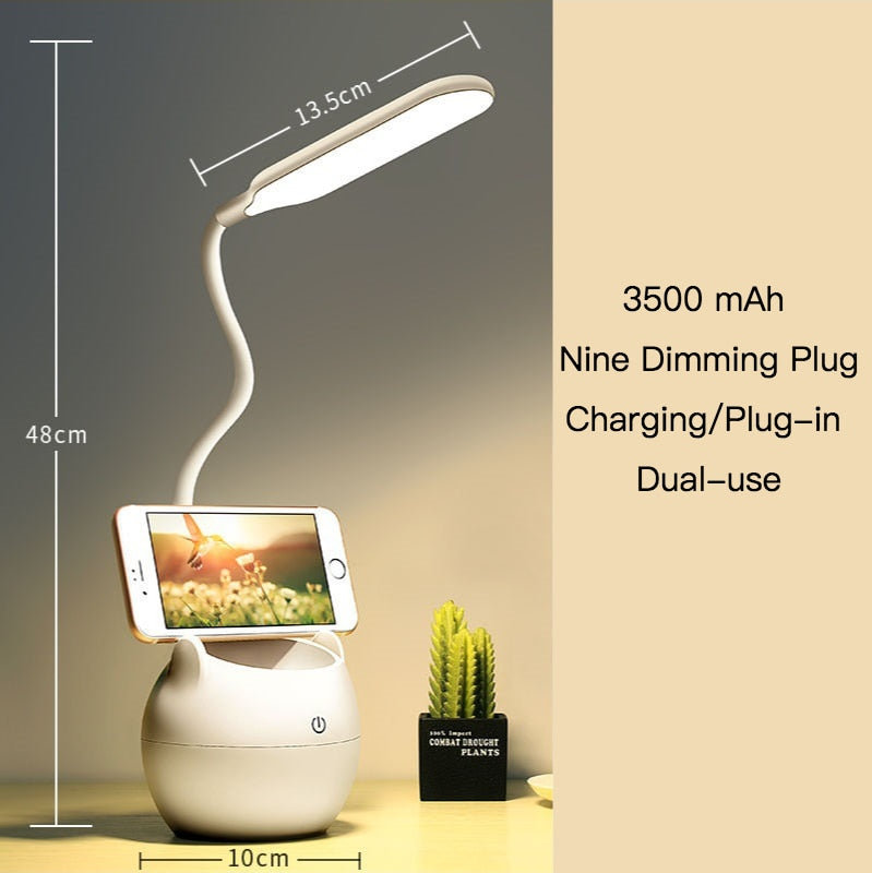 USB Rechargeable Eye Protection Bedside Lamp - GimmeWarehouse