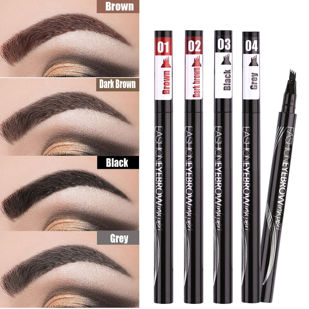 Waterproof Natural Four-claw Eye Brow Tint Makeup - GimmeWarehouse