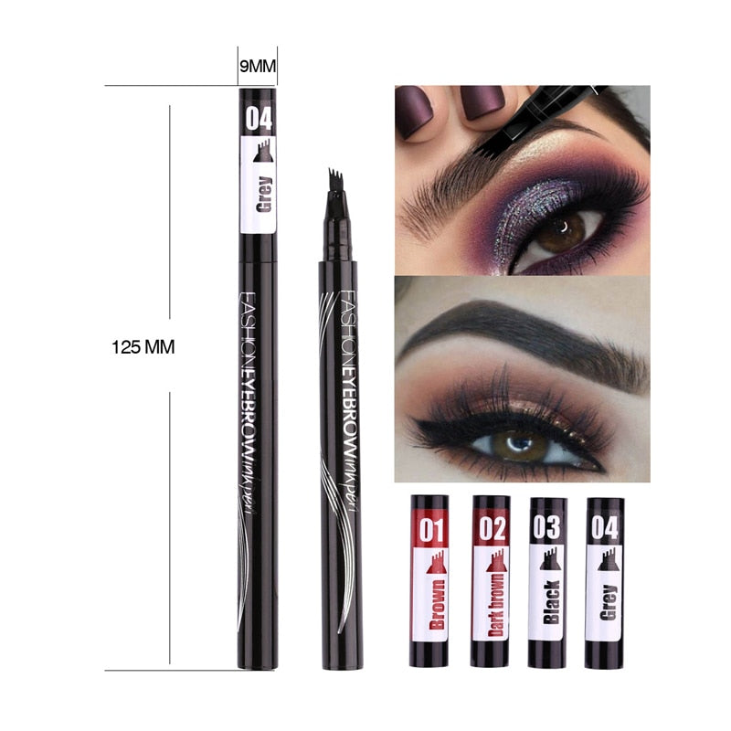 Waterproof Natural Four-claw Eye Brow Tint Makeup - GimmeWarehouse