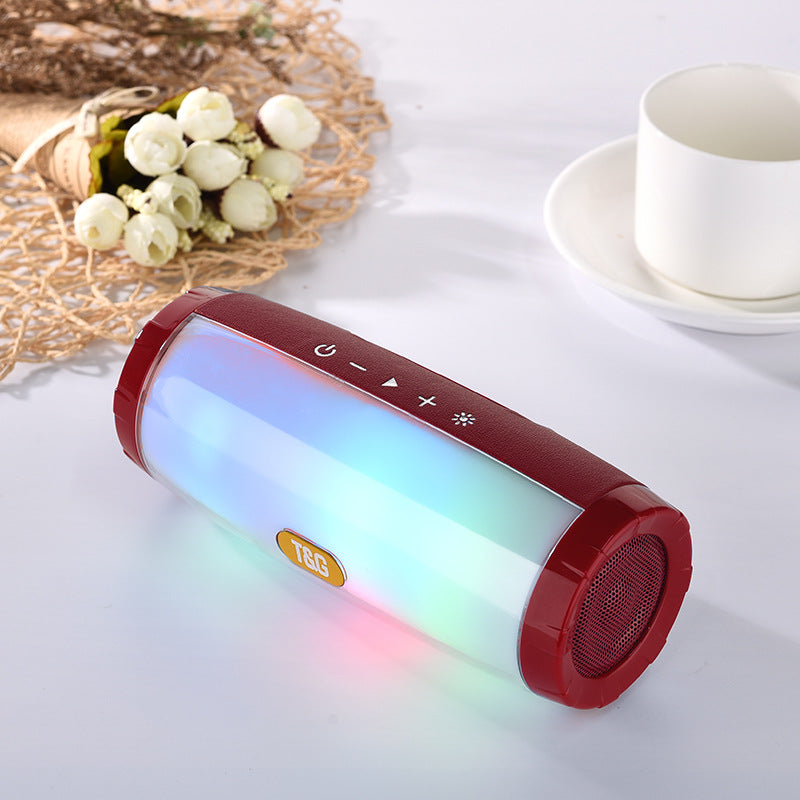 Wireless Bluetooth Speaker Portable Speaker Bluetooth Powerful High BoomBox Outdoor Bass HIFI TF FM Radio With LED Light Gimme that