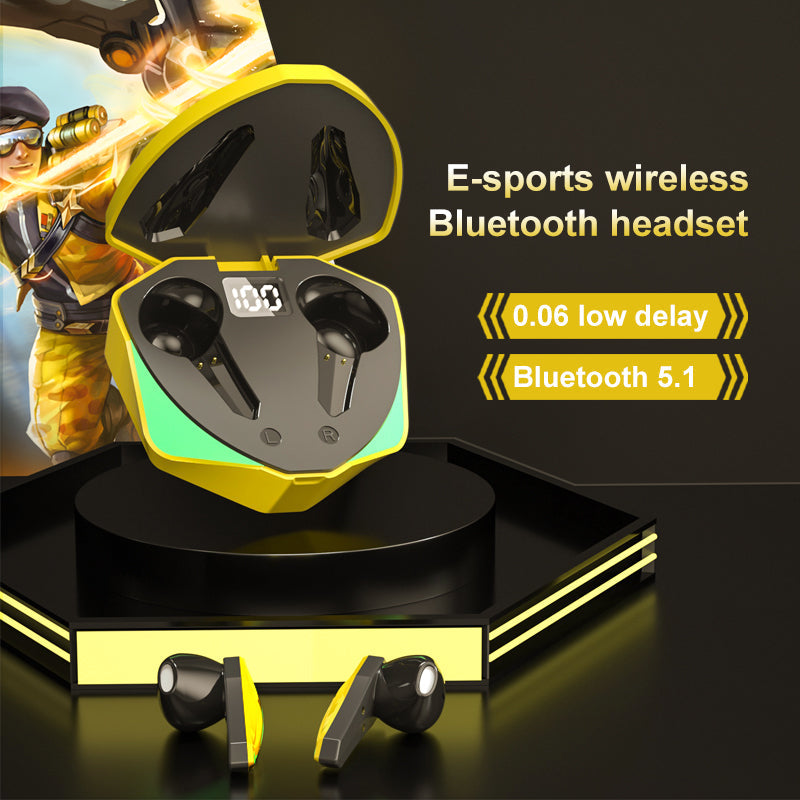 Wireless Bluetooth Headset Gaming Gaming Long Battery Life Sports Not In-Ear True Wireless Binaural Headset - GimmeWarehouse