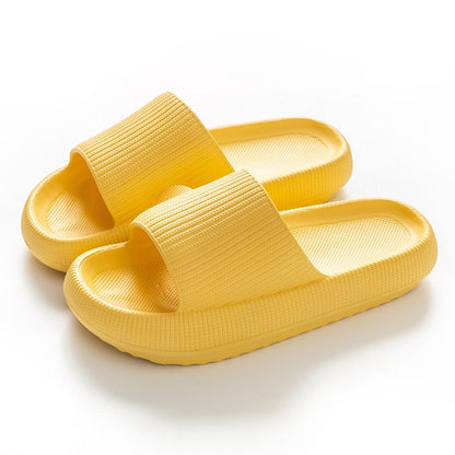 Women Thick Platform Slippers Summer Beach Eva Soft Sole Slide Sandals Leisure Men Ladies Indoor Bathroom Anti-slip Shoes Gimme that