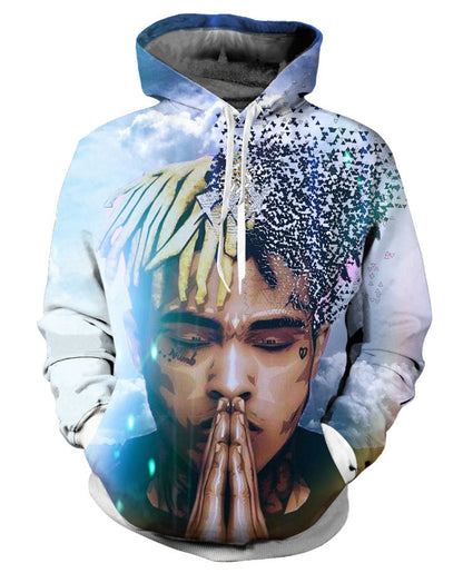 Xxxtentacion Premium Digtal Print Hooded Sweatshirt - GimmeWarehouse