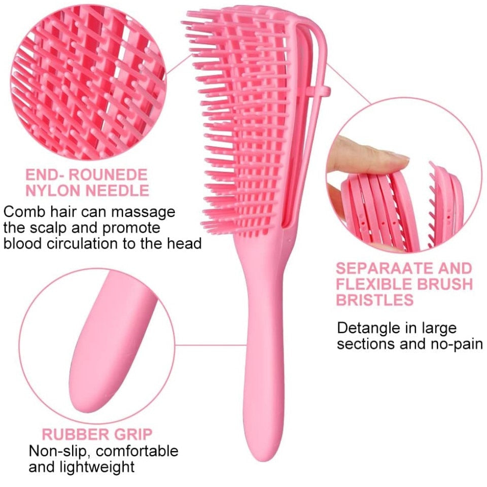 YBLNTEK Detangling Scalp Massage Hair Comb Detangling Brush - GimmeWarehouse