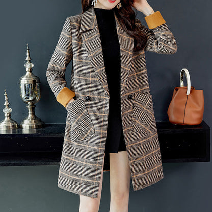 ladies Spring Woolen Coat - GimmeWarehouse